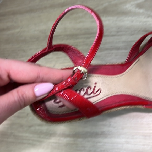 Red Gucci platform sandals siz 36.5 - Picture 9 of 11